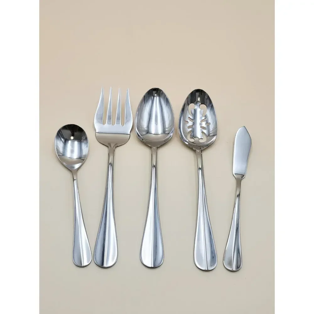 International Stainless SIMPLICITY 5 Serving pieces NEW